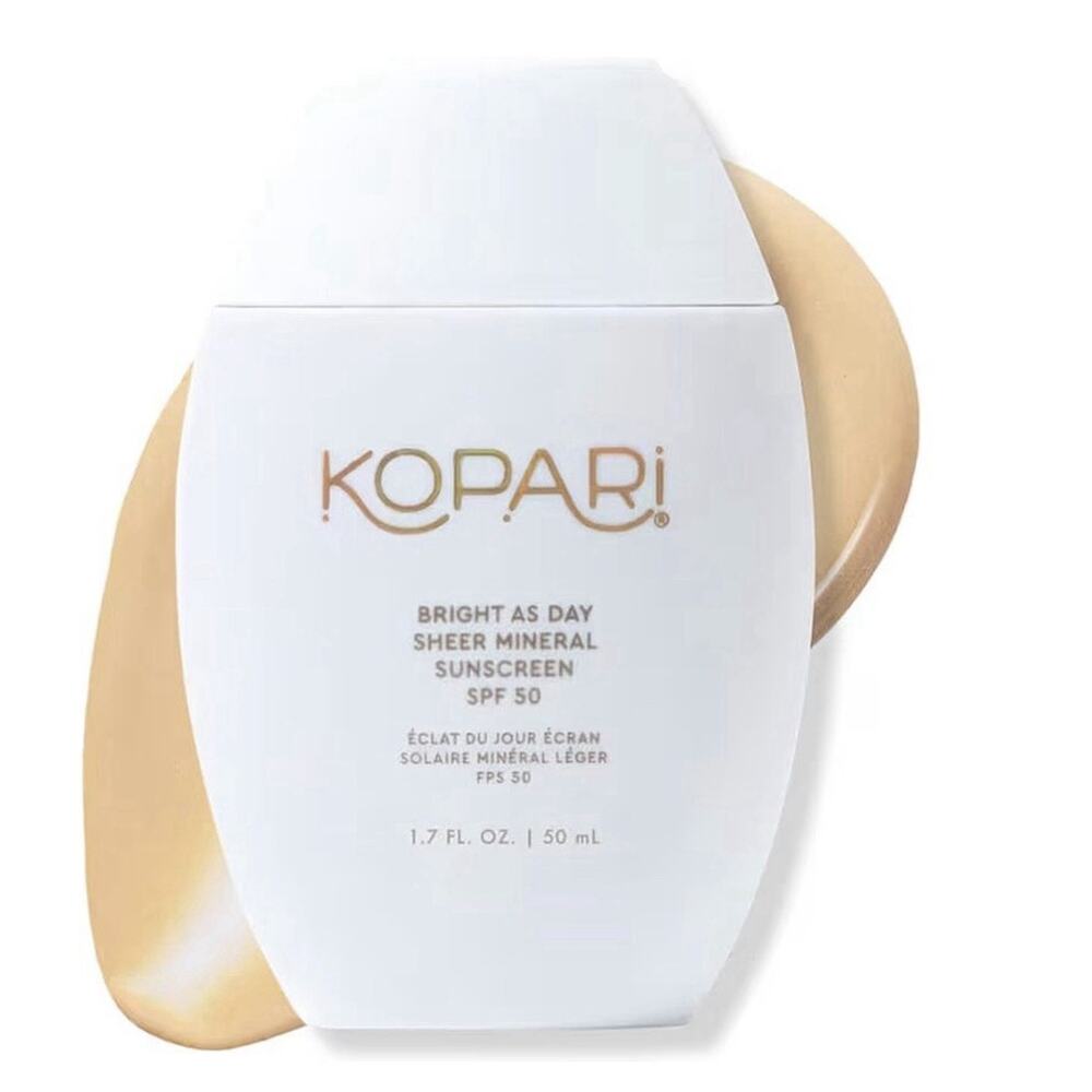 Kopari Bright As Day Mineral Sunscreen SPF 50 Face Sheer Finish 1.7 fl oz
